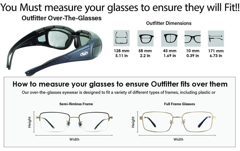 Global Vision Outfitter Padded Motorcycle Fit-Over Glasses - Image 2