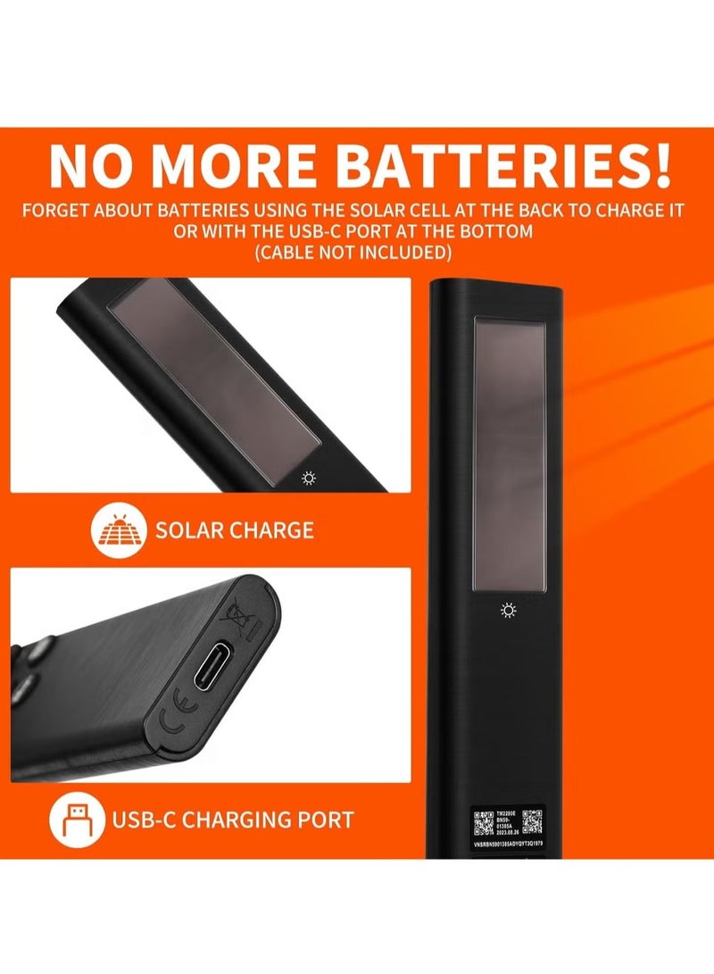 ELTRAZONE BN59-01385A Solar Voice Remote Control – Replacement for Samsung Smart TVs (2021-2023 Neo QLED, The Frame, Crystal 4K & 8K UHD) – USB-C & Solar Rechargeable with Smart Voice Assistant – Ergonomic & Durable Design - Image 4