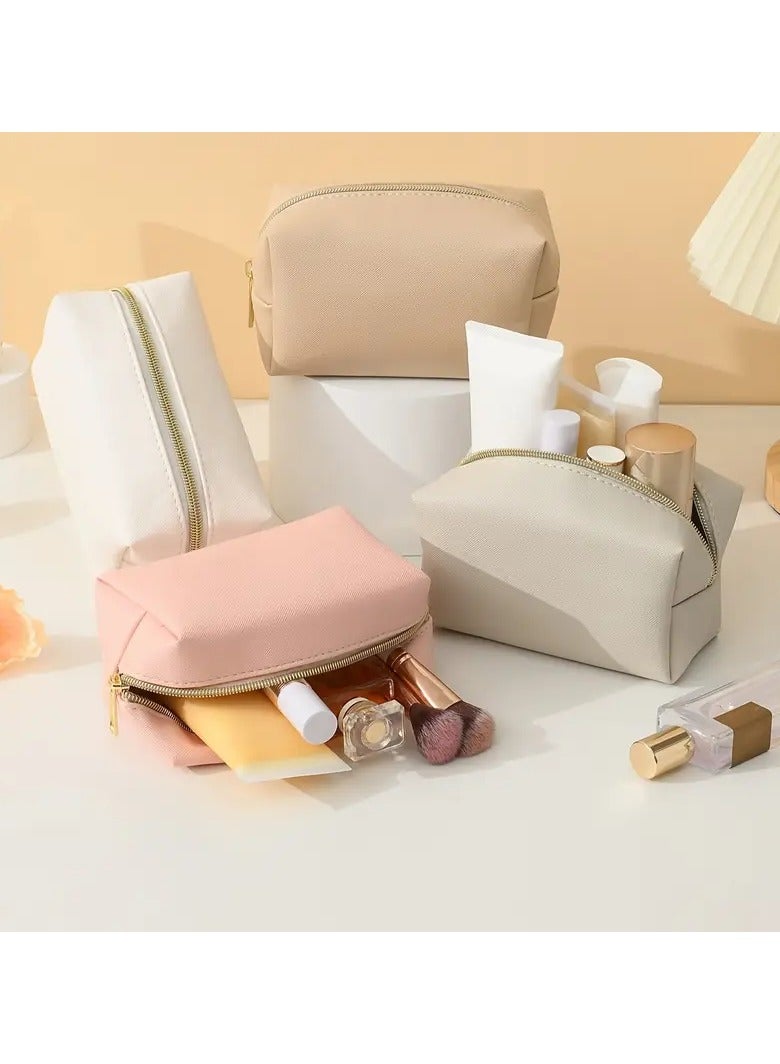 Ucanbe Chic PVC Travel Cosmetic Bag - Portable, Scent-Free Makeup Organizer with Cross Pattern Design - Image 2