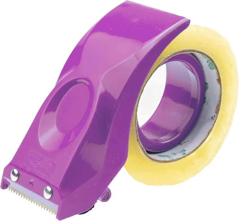 Prosun Easy-Mount 2 Inch Tape Gun Dispenser Packing Packaging Sealing Cutter Blue Handheld Warehouse Tools Pink - Image 1