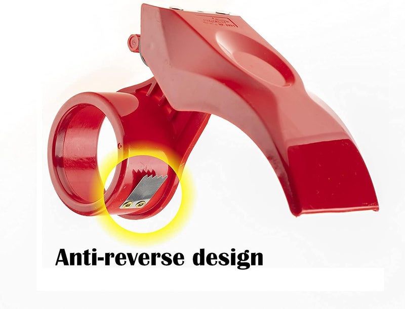 Prosun Easy-Mount 2 Inch Tape Gun Dispenser Packing Packaging Sealing Cutter Blue Handheld Warehouse Tools Pink - Image 5