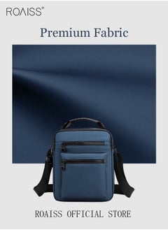 Minimalist Wear-Resistant Oxford Crossbody Shoulder Bag with Adjustable Strap and Top Handle Multi-layer Functional New Trends Fashion Handbag for Men Solid Blue - pzsku/Z6C2036BEE14F6A2D5FF5Z/45/_/1677900144/451aa57a-5cab-4a39-b86d-958046da8438