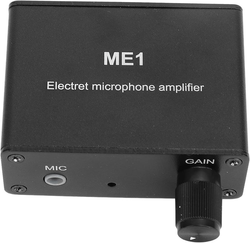 مضخم ميكروفون إلكتريت Semme Gain 0-20dB لميكروفون مكثف مع مخرج 3.5 مم مسبق تضخيم لتحسين الصوت يعمل بتيار مستمر 5-12 فولت - Image 1