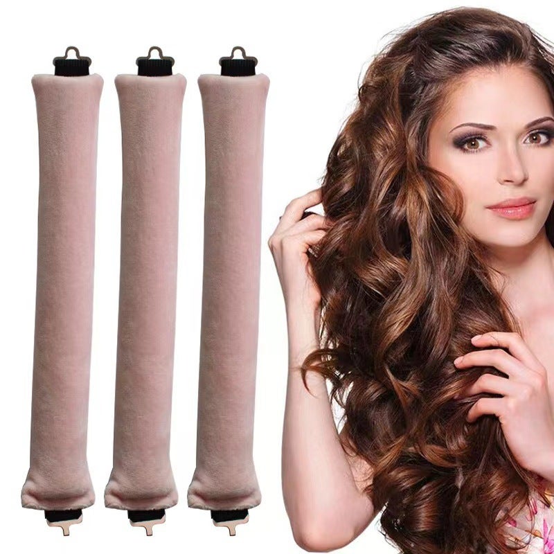 New Rubber Curling Artifact 3 Hook No Heat Curling Rod Big Wave Curling Tool Sleep Curling Cartridge - Image 5