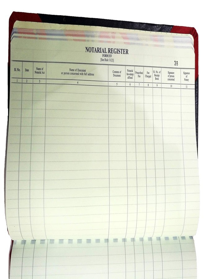 LRS Notarial Record Register - 100 Pages - Notary Register - Image 2