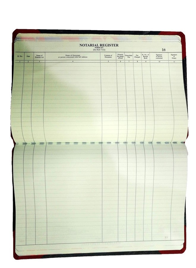 LRS Notarial Record Register - 100 Pages - Notary Register - Image 3