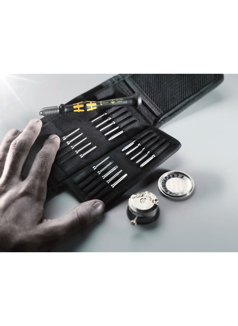 Wera K. Compact 20 ESD Micro Screwdriver Set with Bag 05073671001  - Image 4