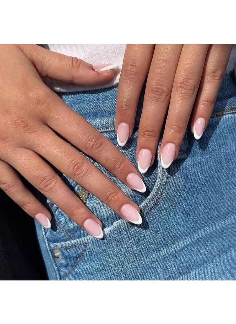 Simple White Short Fake Nails 24Pcs - pzsku/Z6C20AAC88890D47D7D80Z/45/_/1728392798/203316f0-1f74-4c06-bf97-08c852e4d094