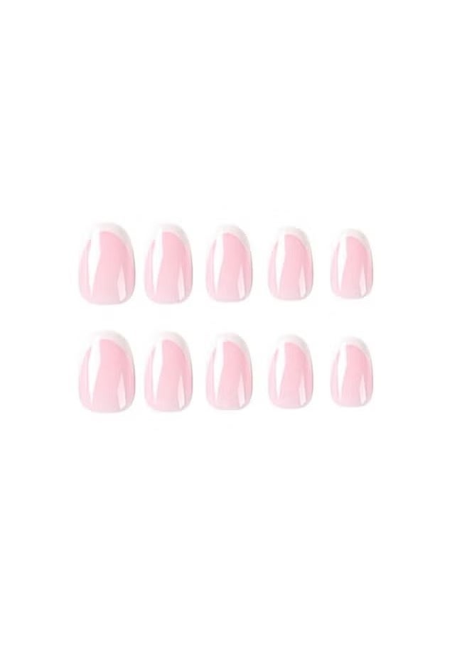 Simple White Short Fake Nails 24Pcs - pzsku/Z6C20AAC88890D47D7D80Z/45/_/1728392889/5e2e4dd3-cc54-4ec4-ae9c-7b62c41b3a7d