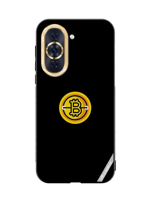 Protective Case Cover For Huawei Nova 10 Bitcoin Design Multicolour