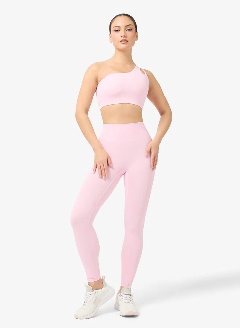 FRWD Soft Touch Seamless Tank Top with Cutout Back Detail & Legging Set