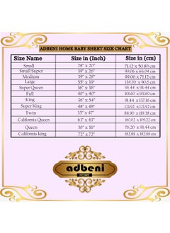 ADBENI HOME ADBENI HOME Ecofriendly Terry Cartridge Cotton Quick Dry Sheets for New Born Babies Toddler Bedding Reusable Waterproof Extra Absorbent Crib Sheets 210GSM King 90x138 cm Coffee White  - Image 2