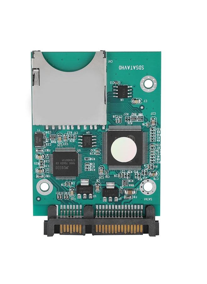 Thoraya 22MB/s Fast Transmission Sd SDHC/SDXC/MMC Memory Card to 2.5in 7+15P SATA Converter Adapter  - Image 1