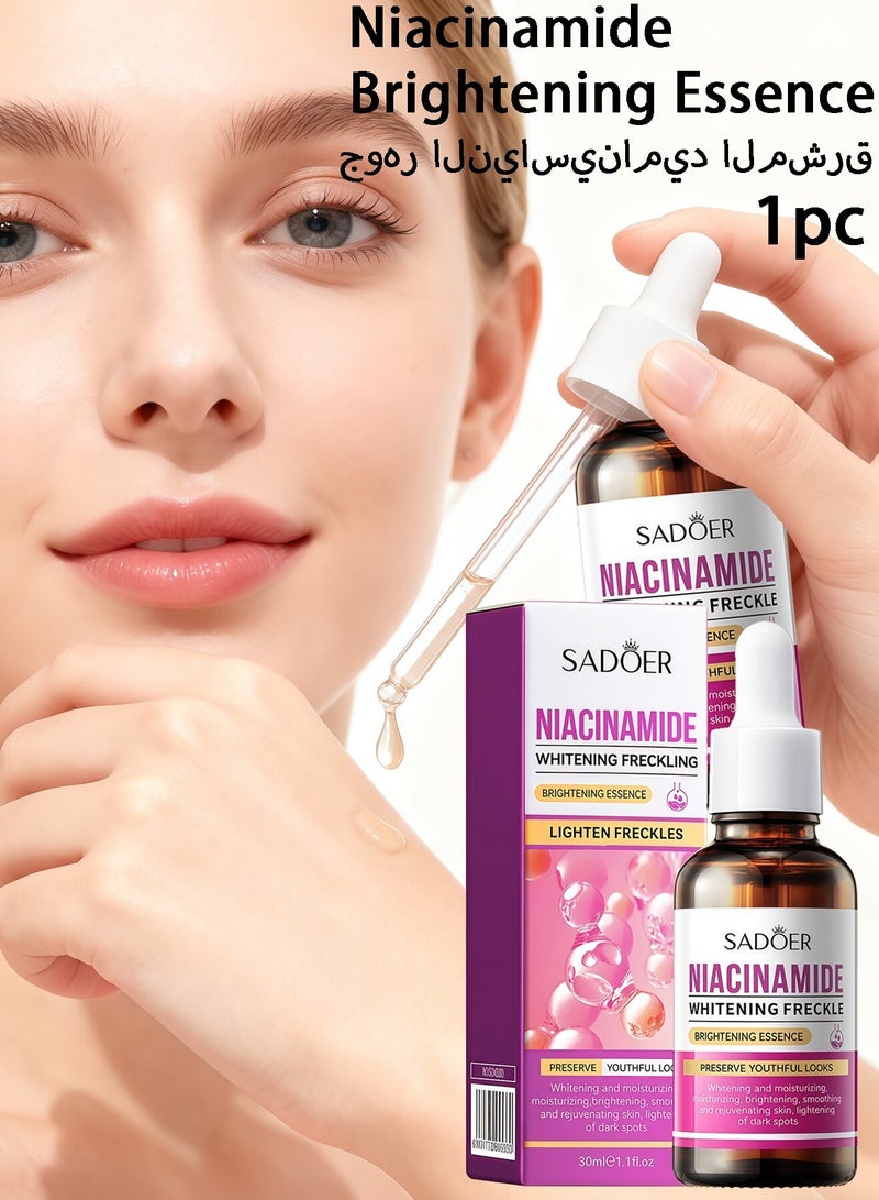 SADOER Niacinamide Brightening Essence Whitens and Removes Spots, Improves Skin Tone 30ml - Image 4