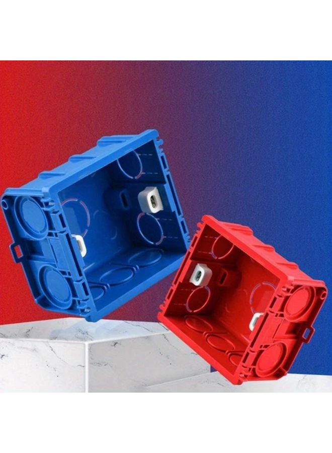 6 قطع صندوق كهرباء أبيض من نوع 86 مقاوم للحريق من البولي فينيل كلوريد للمفاتيح والمقابس - Image 5