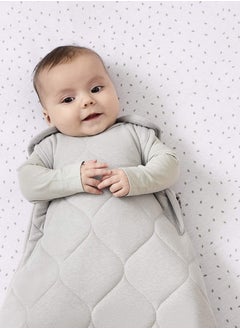 The Little Green Sheep Quilted Sleeping Bag 2.5 Tog 350 G 6 To 18 Months Dove  - Image 4