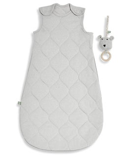 The Little Green Sheep Quilted Sleeping Bag 2.5 Tog 350 G 6 To 18 Months Dove  - Image 2