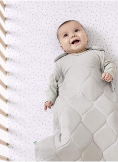 The Little Green Sheep Quilted Sleeping Bag 2.5 Tog 350 G 6 To 18 Months Dove  - Image 5