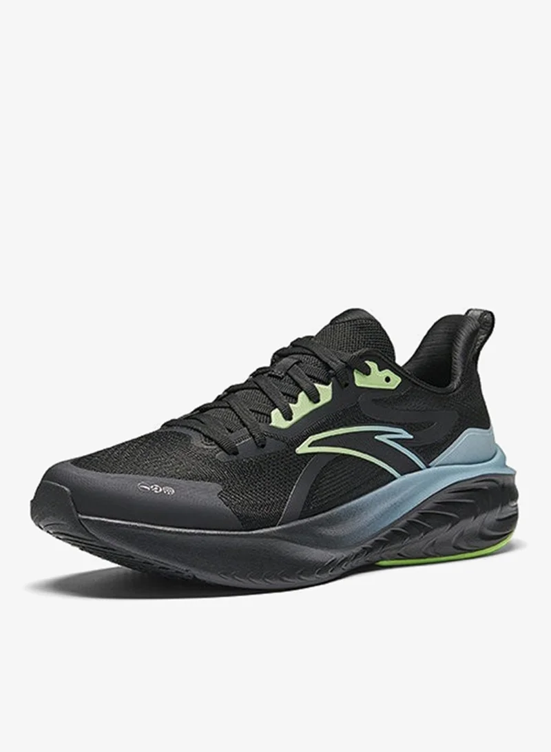 ANTA C37+ Lite | soft bottom lightweight running shoes work Commute breathable cushioning sports shoes Black