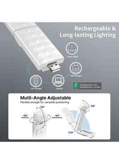 LENND Rechargeable reading light, portable book light, suitable for reading in bed, LED clip on bookmark light, with 3 colors, temperature and 5 brightness levels, night light  - Image 5