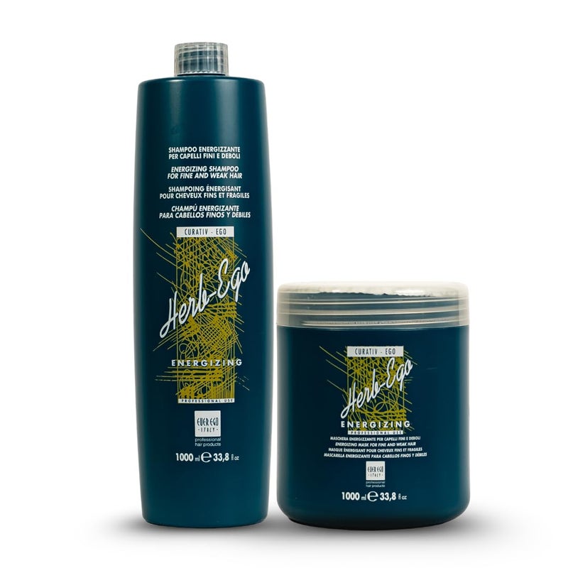 Ever Ego Herb Ego Energizing Shampoo + Mask 33.8oz - Image 1