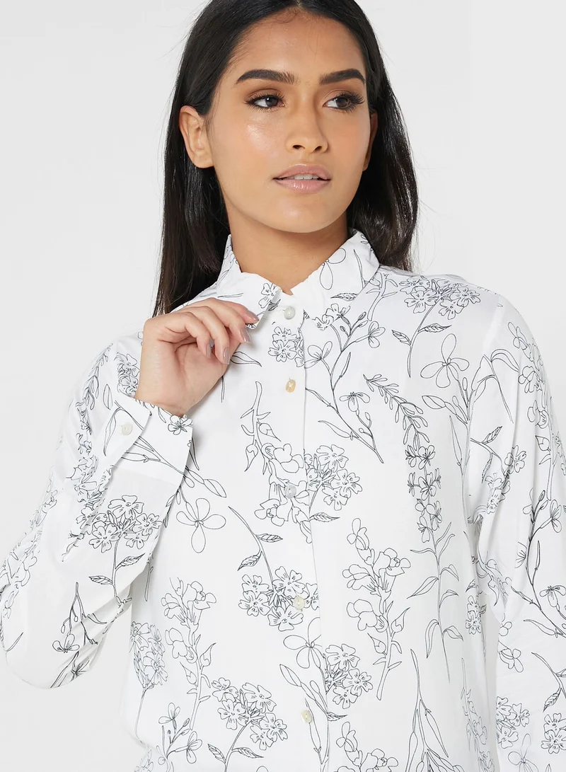 Ginger Printed Nightdress