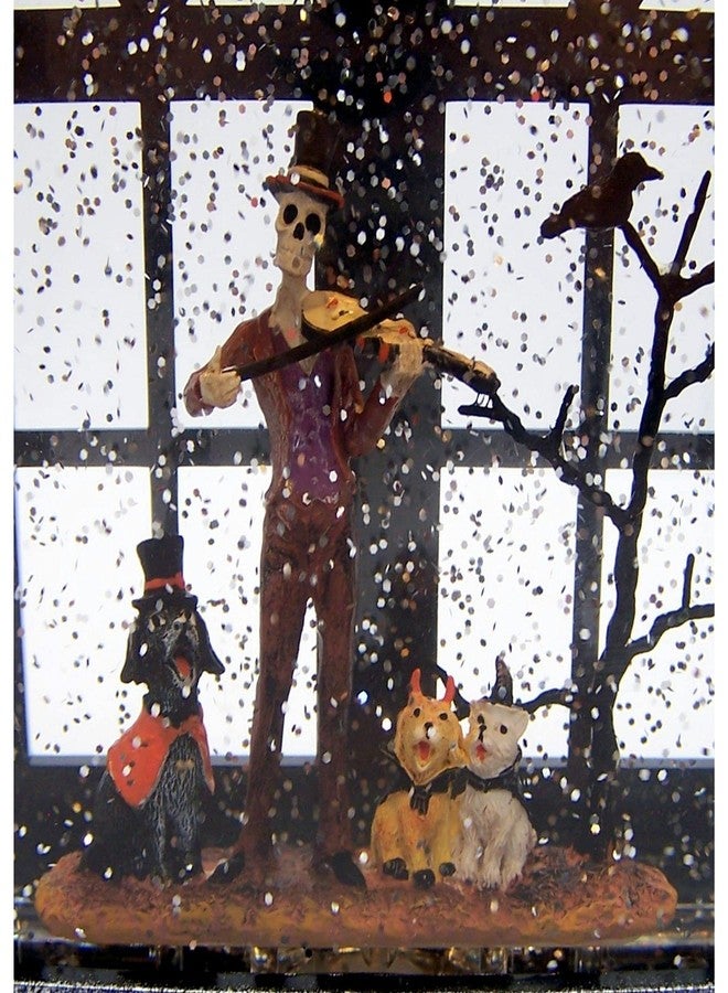 رومان بيت هيكل عظمي روماني مع كلاب وقبة مائية حلزونية بإضاءة LED - Image 3