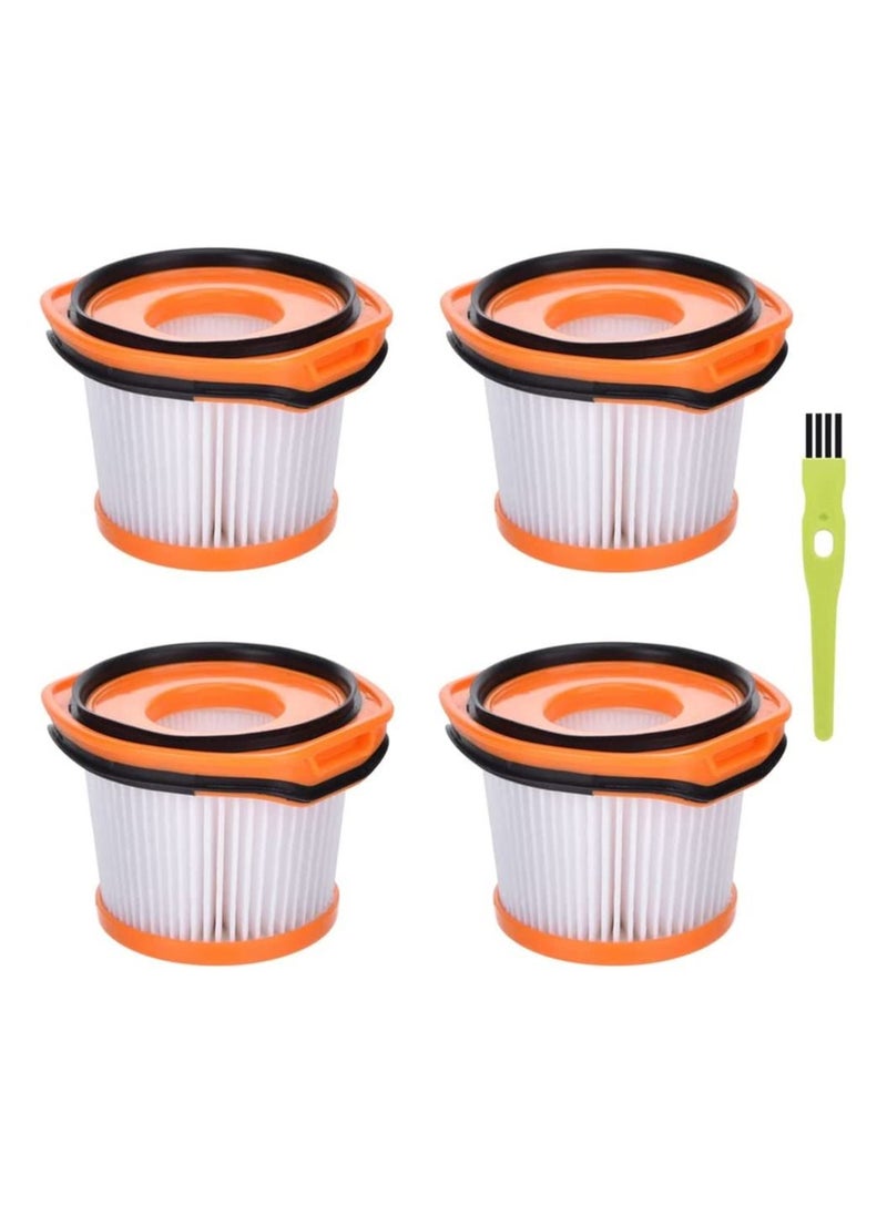 SYOSI - 4 Pack Replacement Vacuum Filter for Shark Wandvac System WS620 WS630 WS632 WS632BLBRN WS632GDBRN WS632GNBRN WS632PKBRN WS632RGBRN (Replace to Part- XFFWV360) - Image 1