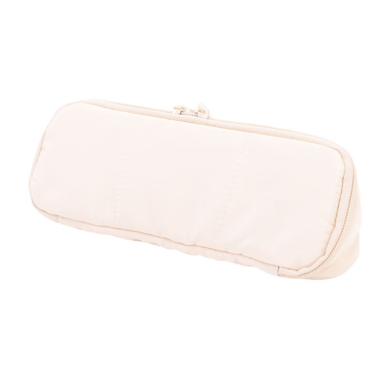 Large Capacity Triangle Pen Bag: Memory Fabric Pouch With Carrying Handle - Smart Storage Pencil Case For School Office Backpack Organization - Image 2