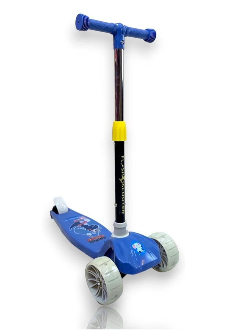 Flash - Kids Scooter for Ages 3-5 Years - FROM GTGTOYS(BLUE) - Image 1