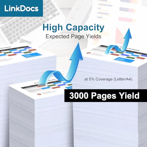 LinkDocs TN229XLBK High Yield Black Compatible Toner Cartridge Replacement for Brother TN229XL TN-229XL Black Work for Brother HL-L3280CDW HL-L3220CW MFC-L3720CDW MFC-L3780CDW Printers - Image 3