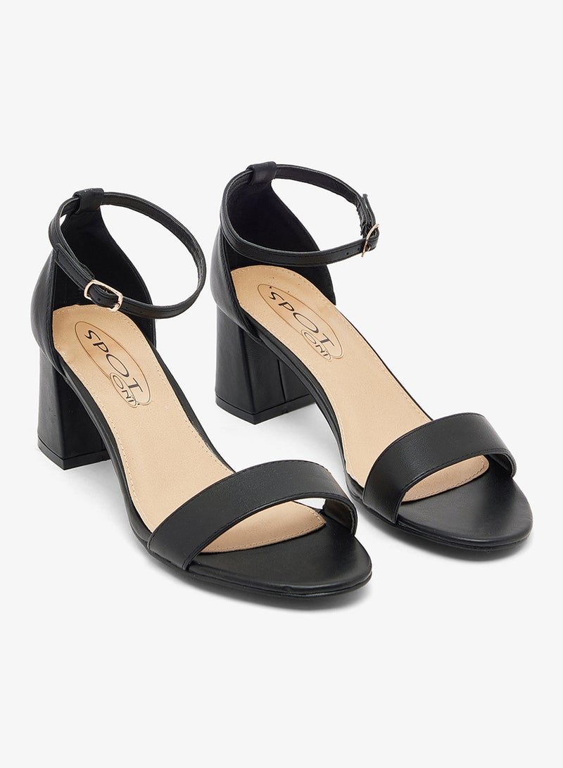 Spot-On Mid Heeled Sandal - Image 4