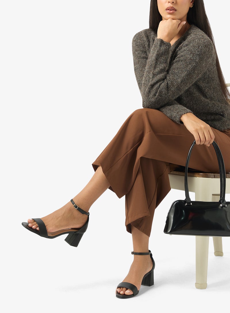 Spot-On Mid Heeled Sandal - Image 5