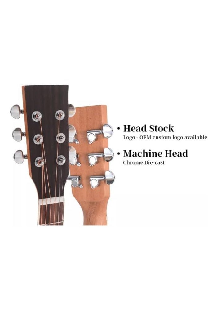 Megarya Premium Acoustic Guitar 41 Inch - Image 3