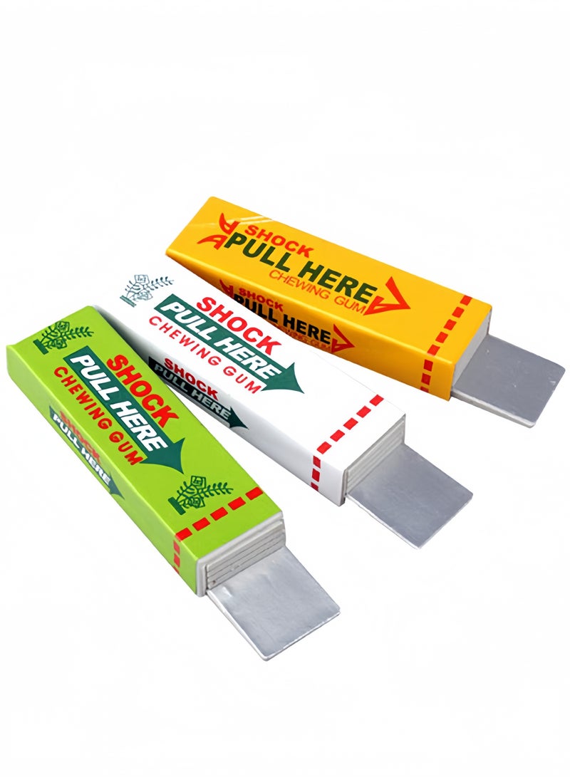 3 pieces of Tricky Gum Toys, high quality, durable and sturdy, green+white+yellow - Image 1