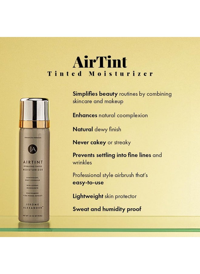 Jerome Alexander Jerome Alexander MagicMinerals AirTint Tinted Moisturizer AirBrush Spray Light | Tinted Moisturizer Spray with Anti-Aging Ingredients | Dark Espresso |2PC  - Image 2