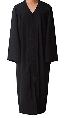 Grad Days Unisex Adult Choir Robes Matte Finish Confirmation Robe (Black, 42) - Image 1