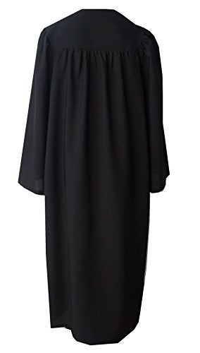 Grad Days Unisex Adult Choir Robes Matte Finish Confirmation Robe (Black, 42) - Image 2
