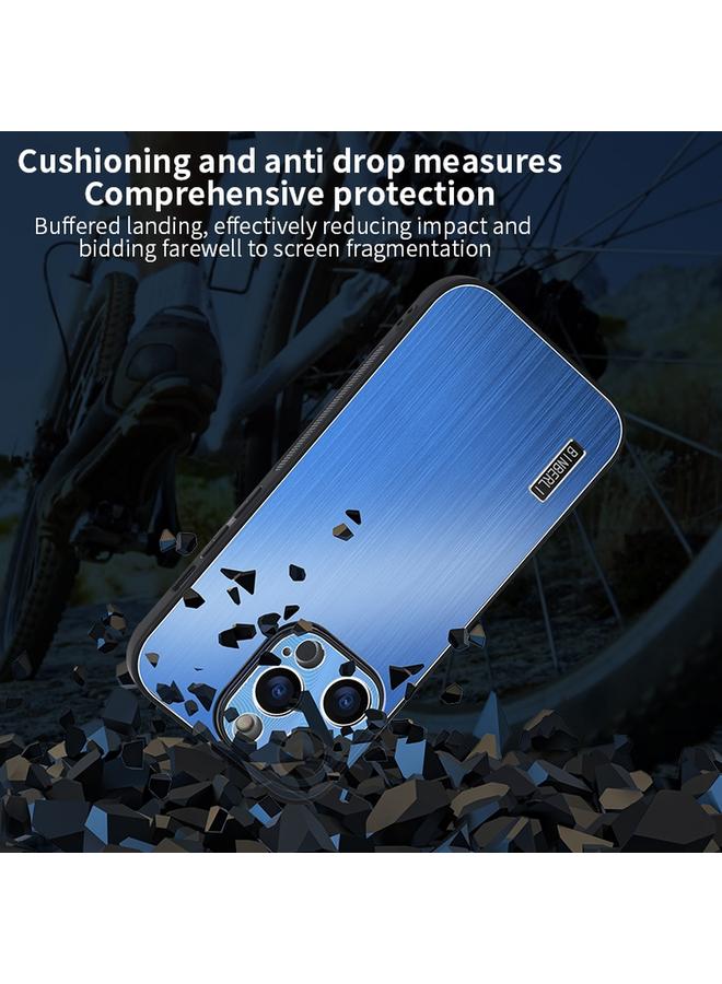 S-TOP Case For iPhone 11 PC Hybrid Aluminum Alloy Brushed Shockproof Phone Case - Image 4