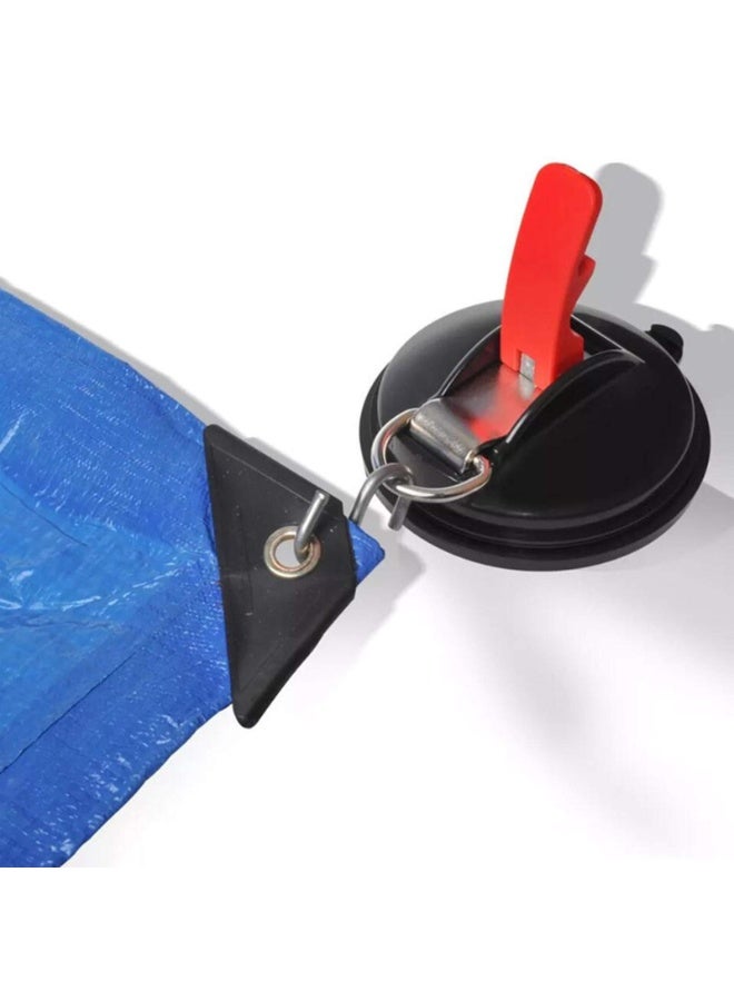 4Pcs Multifunctional Suction Cup, Powerful Sucker Cup with Securing S Hook Anchor Heavy Duty Car Tensioner for Home, Workshop, for Tie Down Luggage, Camping Car - Image 2