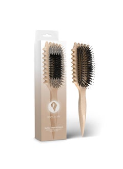 Bounce Curl Bounce Curl Define EdgeLift Brush, 5-in-1 Tool for Effortlessly Defined Curls, Waves & Coils, Reduces Frizz - Tan 