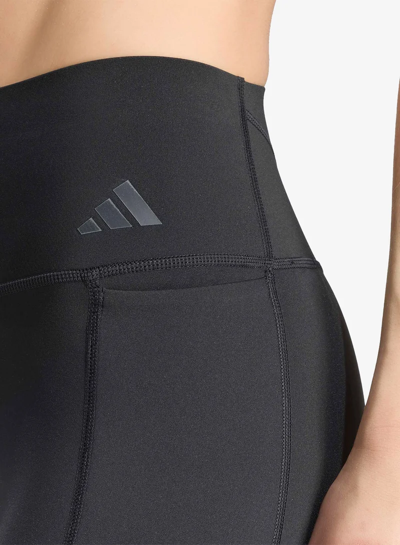 Adidas BLACK Capri Training Leggings for Women | Best Price UAE