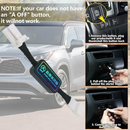 BSNOVT Auto Start Stop Eliminator Compatible with Toyota Highlander 2020 2021 2022 2023 Stop Start Disable ，Autostop A-Off Delete Device Harness - Image 5
