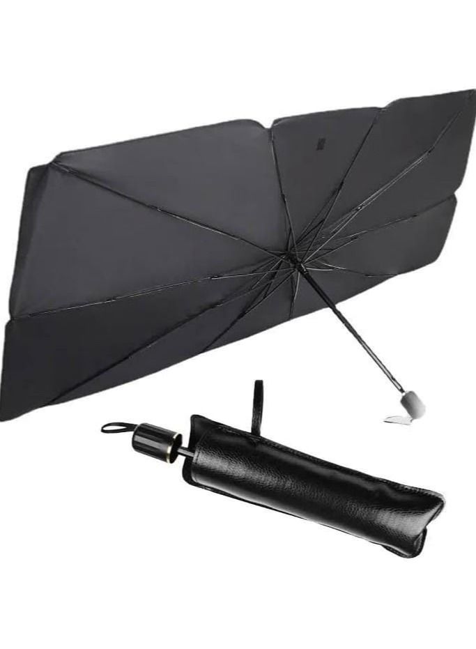 DubaiGallery Car Sunshade Windshield Umbrella Foldable Car Windshield Cover Portable Car Windshield Sunscreens UV Protector Windshield Sun Visor - Image 1