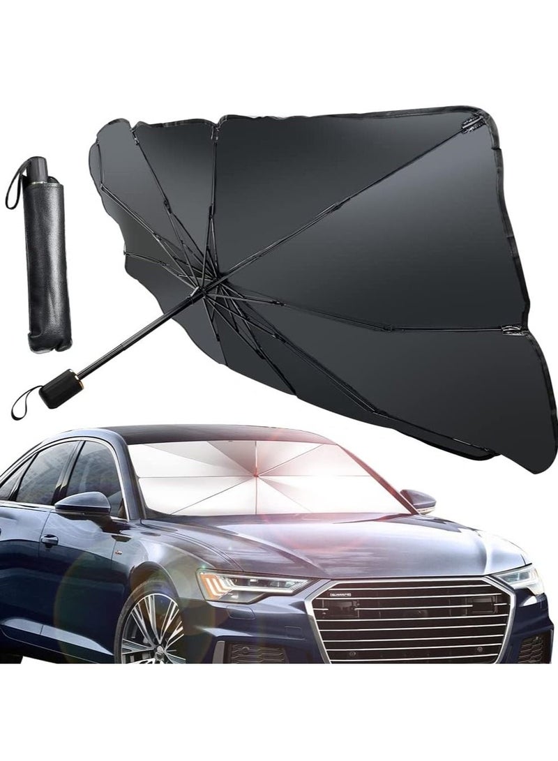 DubaiGallery Car Sunshade Windshield Umbrella Foldable Car Windshield Cover Portable Car Windshield Sunscreens UV Protector Windshield Sun Visor - Image 3