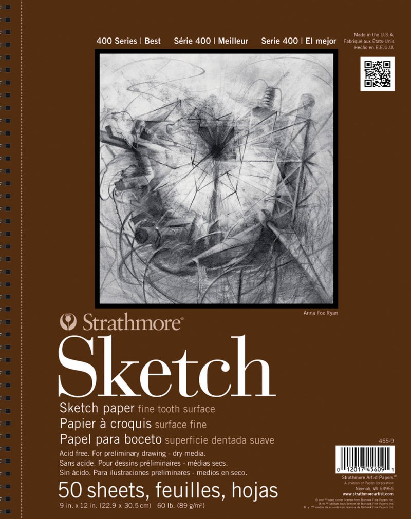 Strathmore 400 Series Sketch Pad, 11x14 inch, 50 Sheets - Artist Sketchbook for Drawing, Illustration, Art Class Students - Image 4