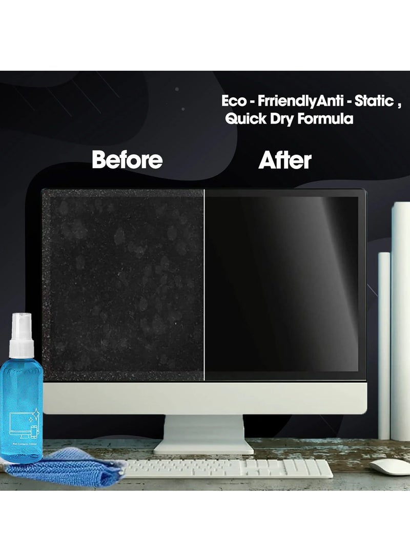 سمارت لينك طقم تنظيف الشاشة، منظف شاشة LCD للهاتف المحمول، الكمبيوتر المحمول، الكمبيوتر الشخصي، الكاميرا وجهاز التبويب، منظف شاشة الرذاذ، طقم فرشاة منشفة SmarTLink SL243CK - Image 5