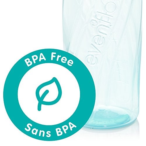 Evenflo Feeding Premium Proflo Vented Plus Polypropylene Baby, Newborn and Infant Bottles - Helps Reduce Colic - Teal/Green/Blue, 8 Oz, 6 Bottles - Image 5