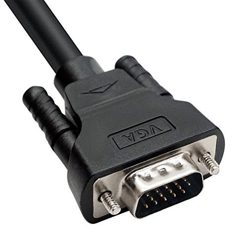 DTech VGA Male to Male Cable 10 Feet Long PC Computer Monitor Cord 1080p High Resolution (3 Meter, Black) - Image 3