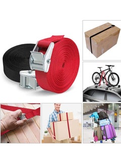 Tie Down Straps, Adjustable Lashing Straps Ratchet Straps Heavy Duty Ratchet Tie Down Straps Cargo Straps with Cam Buckle Suitable for Carrying Various Cargo or Luggage 5 Pack 16 Ft